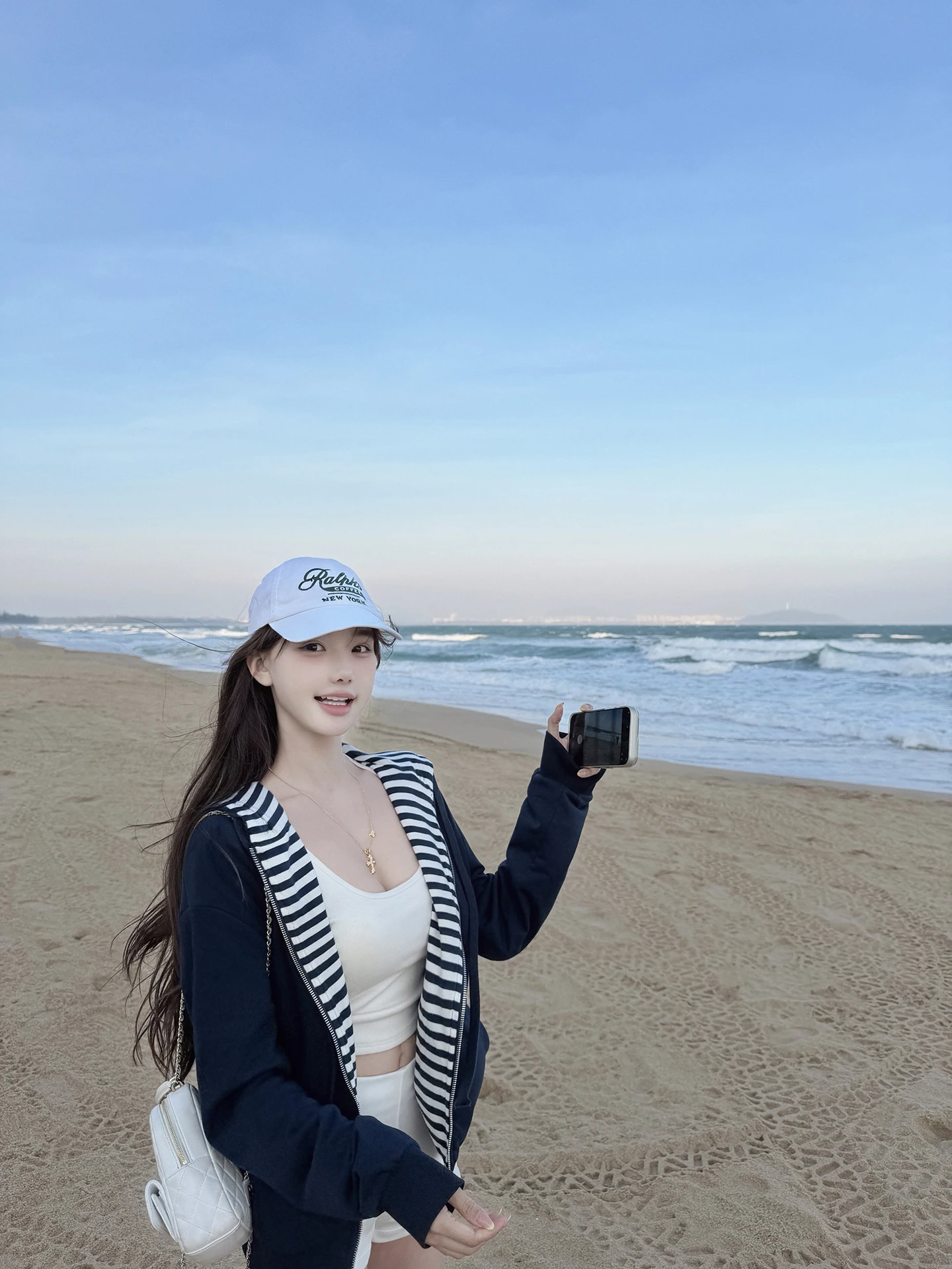 Loose Fit Casual Striped Hoodie Jaet Two-Way Wear Student Superior Spring Early Cotton Polyester Blend Ladies Sweatirt
Loose Fit Casual Striped Hoodie Jaet Two-Way Wear Student Superior Spring Early Cotton Polyester Blend Ladies Sweatirt