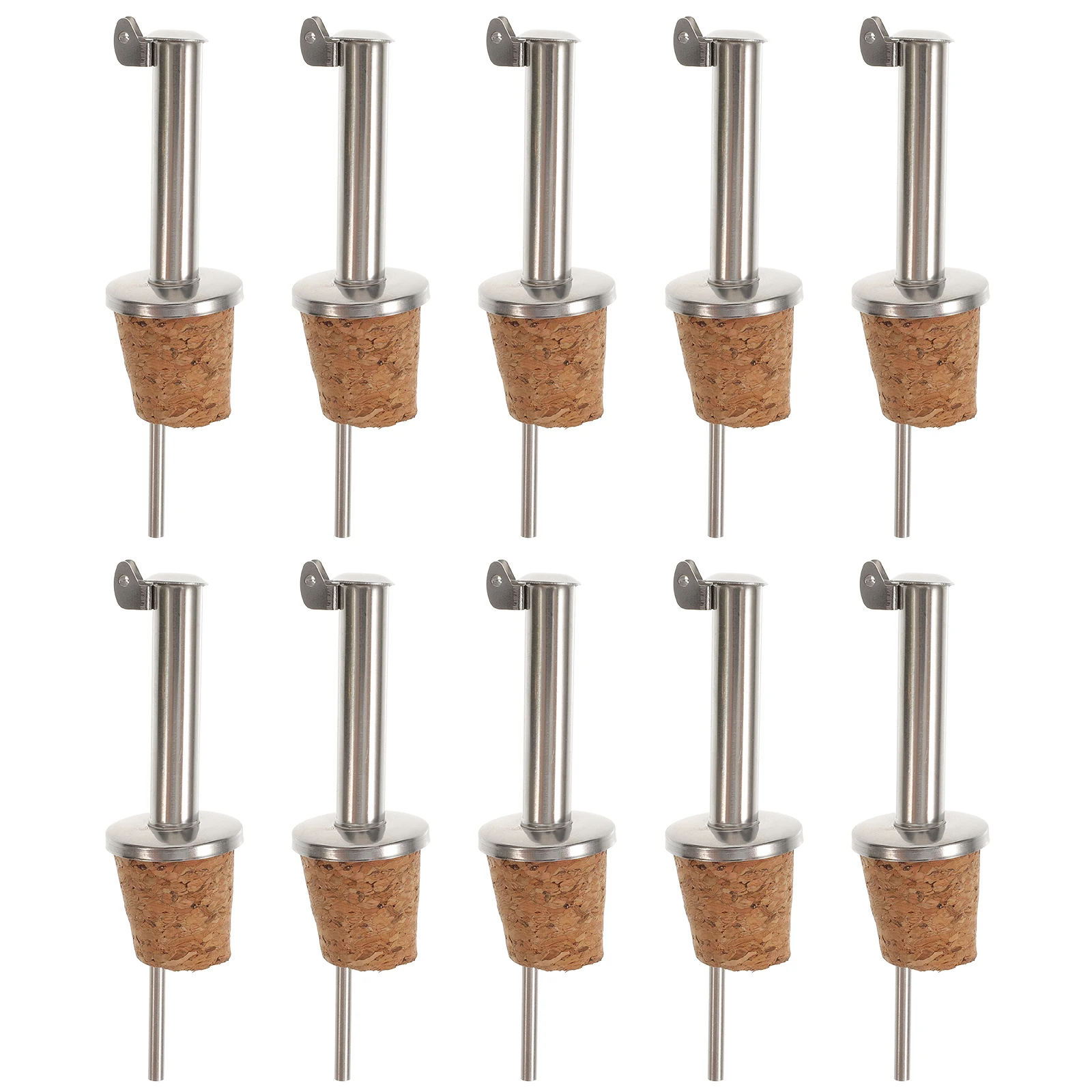 10 Pcs Pourer Bottle Stopper Spout Pourers Stainless Steel Bottles Vinegar Tapered Oil Dispenser Spouts Metal Whiskey Cork
10 Pcs Pourer Bottle Stopper Spout Pourers Stainless Steel Bottles Vinegar Tapered Oil Dispenser Spouts Metal Whiskey Cork