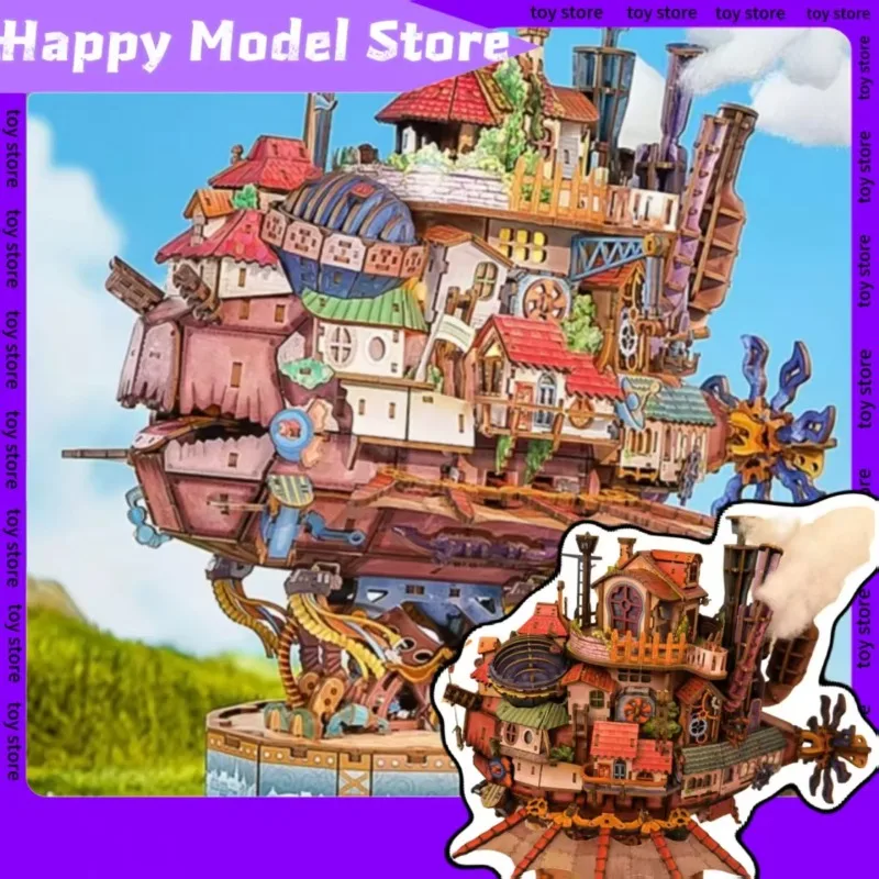 Presale Wandering Castle High Difficulty 3D Wooden Assemble Model 3D Puzzle Music Box Decompress DIY Crafts Ornament Toy Gift
Presale Wandering Castle High Difficulty 3D Wooden Assemble Model 3D Puzzle Music Box Decompress DIY Crafts Ornament Toy Gift