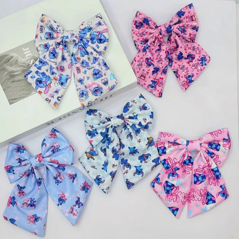 Disney Stitch Bow Hair Clips for Girls Fashion Charm Blue and Pink Lilo & Stitch Women Hair Accessories Children Gifts
Disney Stitch Bow Hair Clips for Girls Fashion Charm Blue and Pink Lilo & Stitch Women Hair Accessories Children Gifts