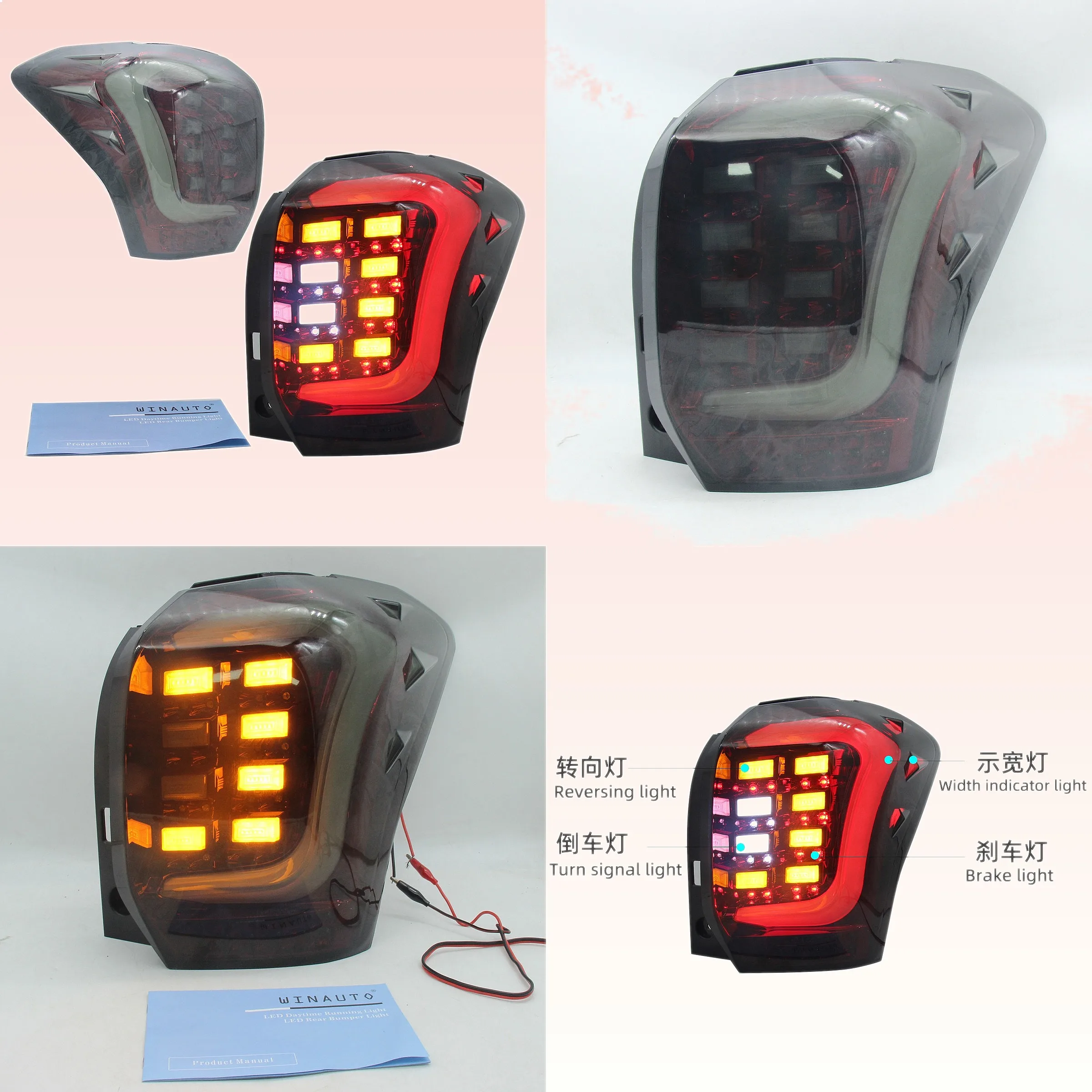 Tail Lights Assembly for Subaru Forester 2013-2018 LED Brake Turn Signal
Tail Lights Assembly for Subaru Forester 2013-2018 LED Brake Turn Signal