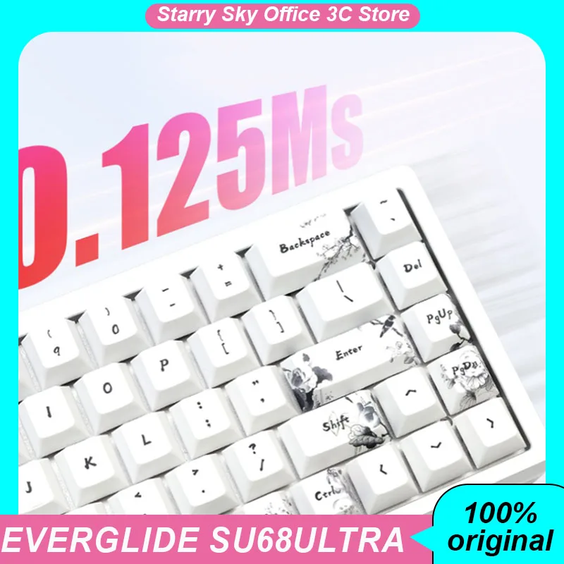Everglide SU68Ultra Проводная клавиатура с магнитной осью 68 клавиш 0,001 ммRT Type-C 0,125 мс Клавиатуры из алюминиевого сплава с ЧПУ и низкой задержкой ARGB
Everglide SU68Ultra Проводная клавиатура с магнитной осью 68 клавиш 0,001 ммRT Type-C 0,125 мс Клавиатуры из алюминиевого сплава с ЧПУ и низкой задержкой ARGB