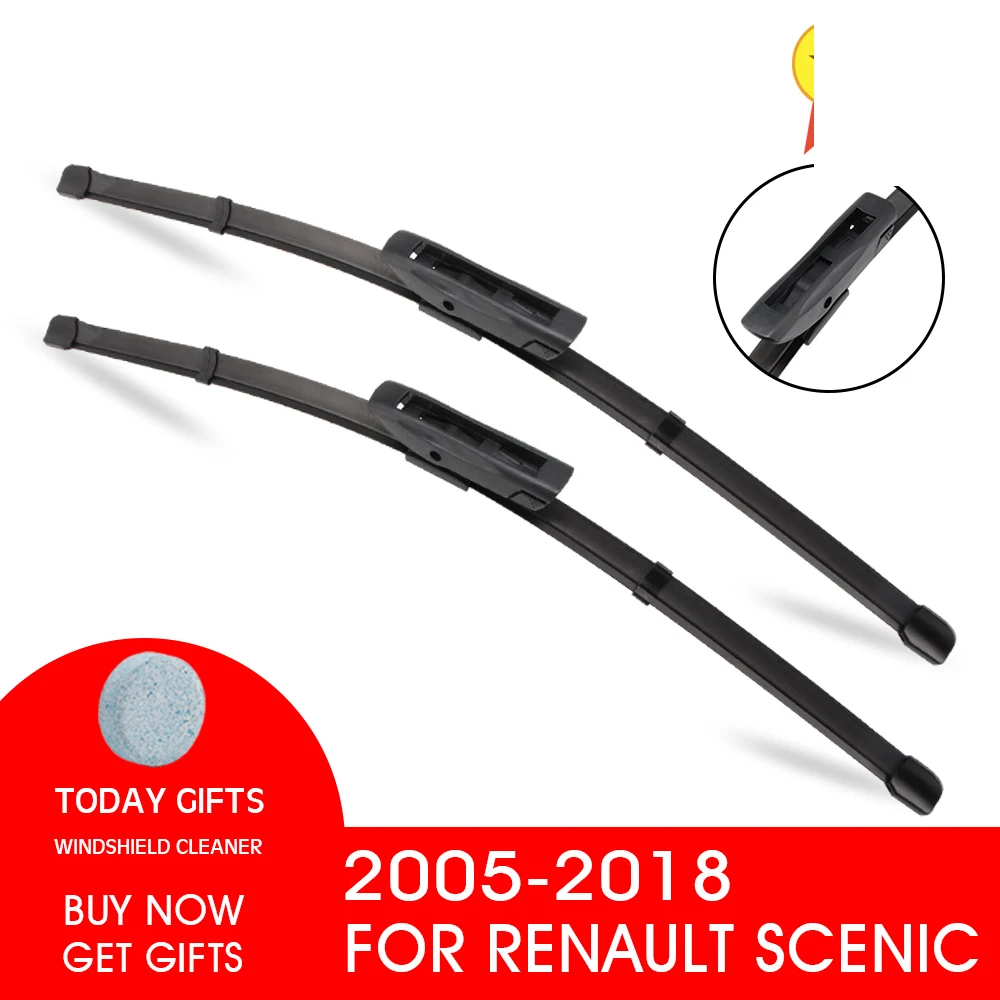 Car Wiper Blades for Renault Grand Scenic II III 2005 2006 2007 2008 2009 2010 2011 2012 2013 2014 2015 2016 2017 2018 Wipers
Car Wiper Blades for Renault Grand Scenic II III 2005 2006 2007 2008 2009 2010 2011 2012 2013 2014 2015 2016 2017 2018 Wipers