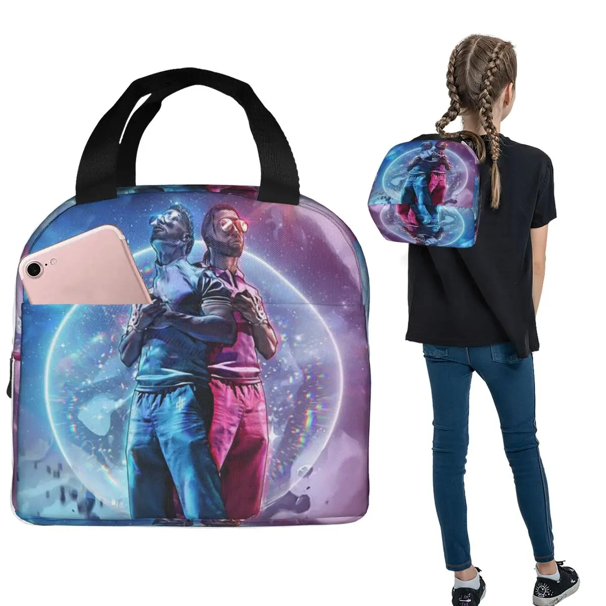 PNL Nabil Andrieu And Tarik Andrieu Singer Lunch Bags Insulated Bento Box Waterproof Lunch Tote Leakproof Picnic Bags
PNL Nabil Andrieu And Tarik Andrieu Singer Lunch Bags Insulated Bento Box Waterproof Lunch Tote Leakproof Picnic Bags