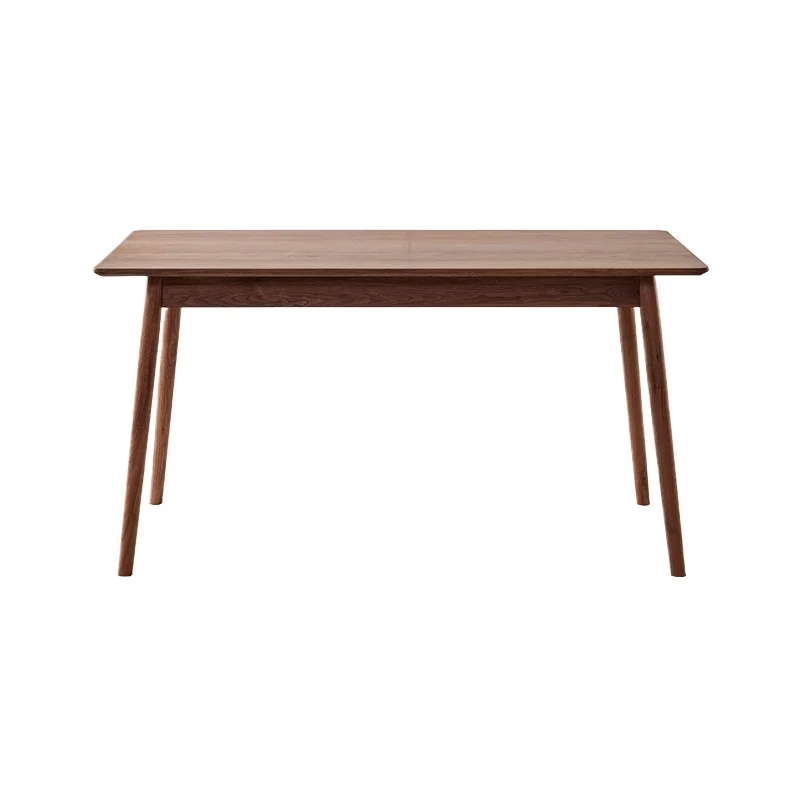North American black walnut dining table, all solid wood light luxury household rectangular dining table and chair combination
North American black walnut dining table, all solid wood light luxury household rectangular dining table and chair combination