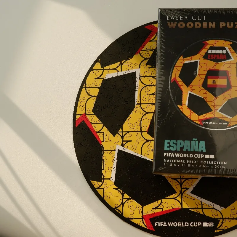FIFA Officially Licensed World Cup Jigsaw Toy Spanish Football Wooden Irregular Shape High Difficulty Puzzle Gifts for Family
FIFA Officially Licensed World Cup Jigsaw Toy Spanish Football Wooden Irregular Shape High Difficulty Puzzle Gifts for Family