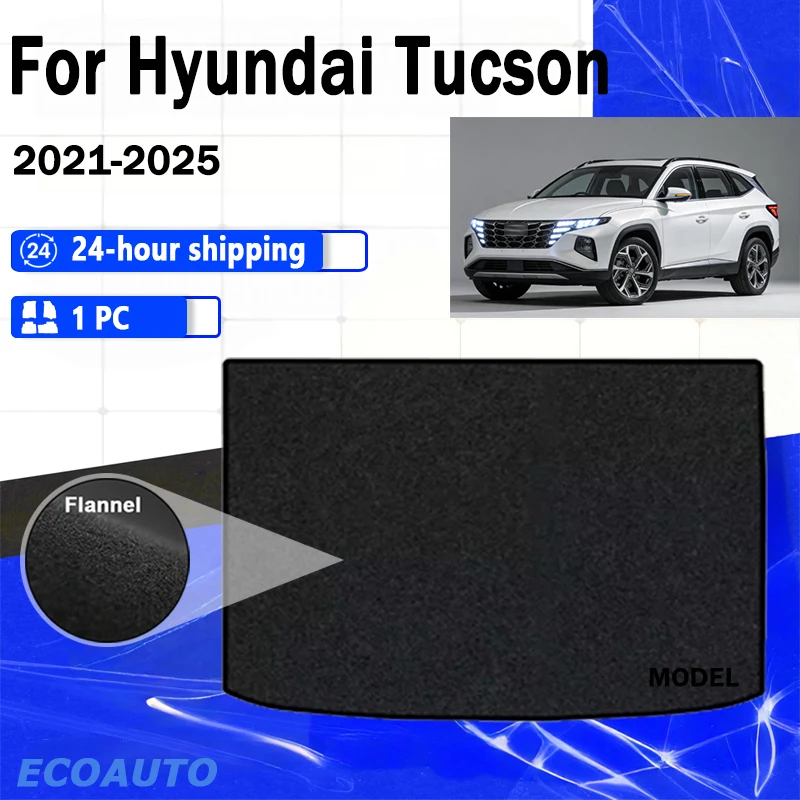 Flannel Rear Trunk Mat For Hyundai Tucson 2021-2025 Boot Cargo Liner Tray Trunk Luggage Floor Carpet Pad BLACK
Flannel Rear Trunk Mat For Hyundai Tucson 2021-2025 Boot Cargo Liner Tray Trunk Luggage Floor Carpet Pad BLACK