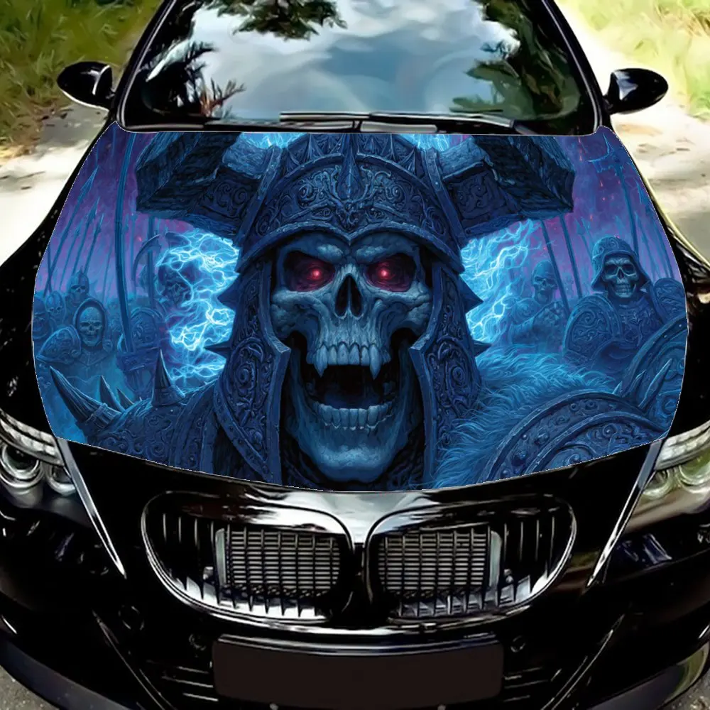 Dark Skull Legion Car Vinyl Wrap, PVC Waterproof Car Hood Sticker, Self-Adhesive Scratch-Resistant Stickers for Engine Cover, Ca
Dark Skull Legion Car Vinyl Wrap, PVC Waterproof Car Hood Sticker, Self-Adhesive Scratch-Resistant Stickers for Engine Cover, Ca