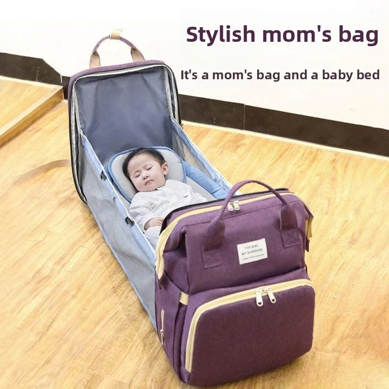 Large Capacity Maternity Bag Multi-Functional Foldable Baby Bed Lightweight Double Shoulder Backpack Mommy Bag Handheld Baby ...
Large Capacity Maternity Bag Multi-Functional Foldable Baby Bed Lightweight Double Shoulder Backpack Mommy Bag Handheld Baby ...