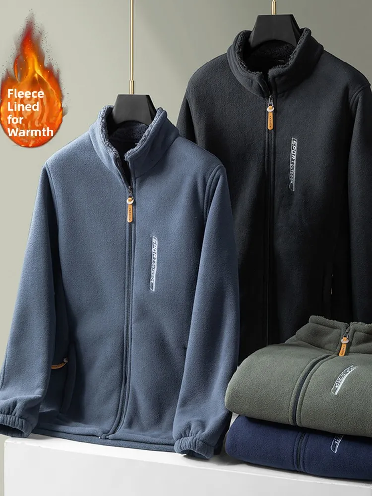 Мужская куртка Thiened Fce, свободная посадка, теплая внутренняя осенне-зимняя верхняя одежда, вязаный материал на молнии, большой размер
Мужская куртка Thiened Fce, свободная посадка, теплая внутренняя осенне-зимняя верхняя одежда, вязаный материал на молнии, большой размер