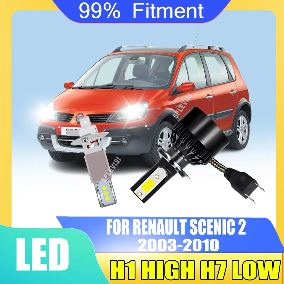 6000LM H7 H1 LED Headlight Bulb High Low Beam 6000K Car Lights Plug Play For RENAULT SCENIC 2 2003 2004 2005 2006 2007 2008-2010
6000LM H7 H1 LED Headlight Bulb High Low Beam 6000K Car Lights Plug Play For RENAULT SCENIC 2 2003 2004 2005 2006 2007 2008-2010