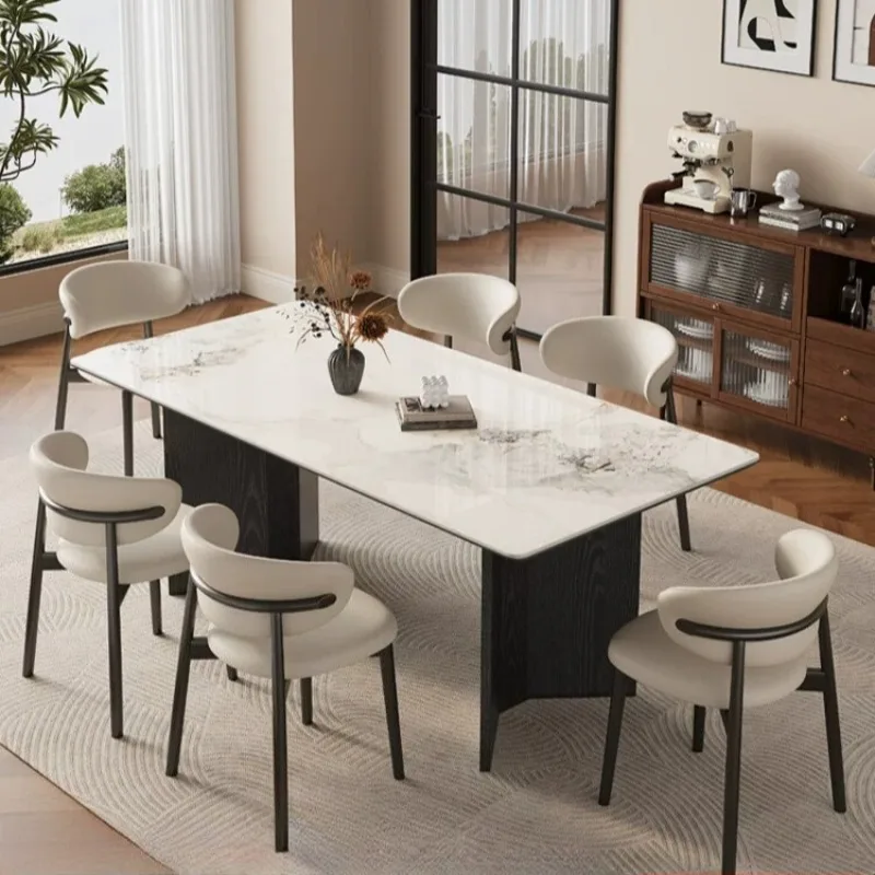 Large Service Modern Design Dining Tables Sets Classic Minimalist Dining Chairs Kitchen Table Unique Italian Home Furniture
Large Service Modern Design Dining Tables Sets Classic Minimalist Dining Chairs Kitchen Table Unique Italian Home Furniture