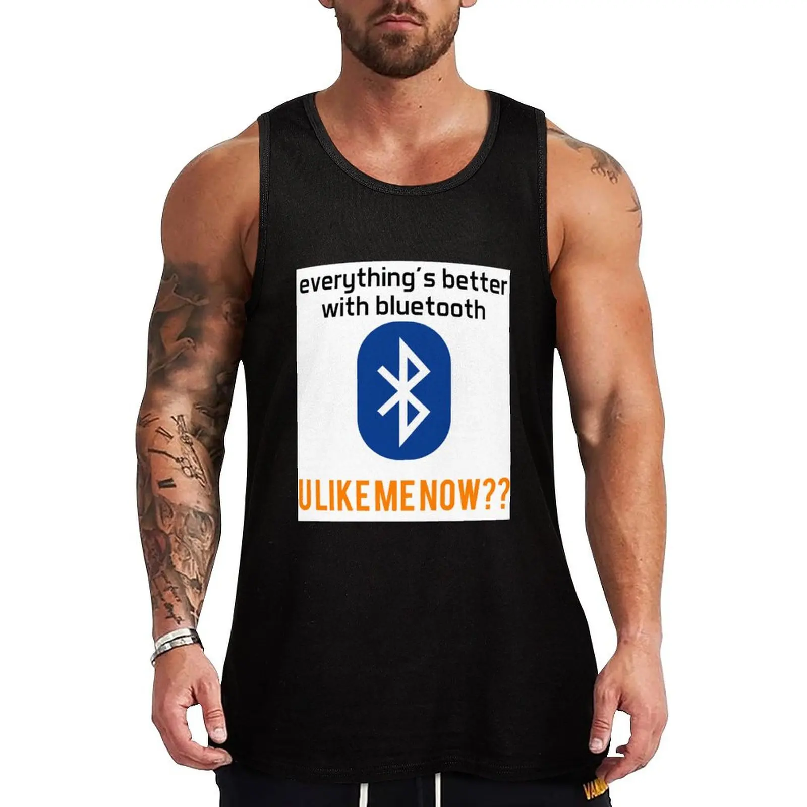 Everything is better with bluetooth Tank Top t-shirt gym man gym shirts men gym clothing bodybuilding for men
Everything is better with bluetooth Tank Top t-shirt gym man gym shirts men gym clothing bodybuilding for men