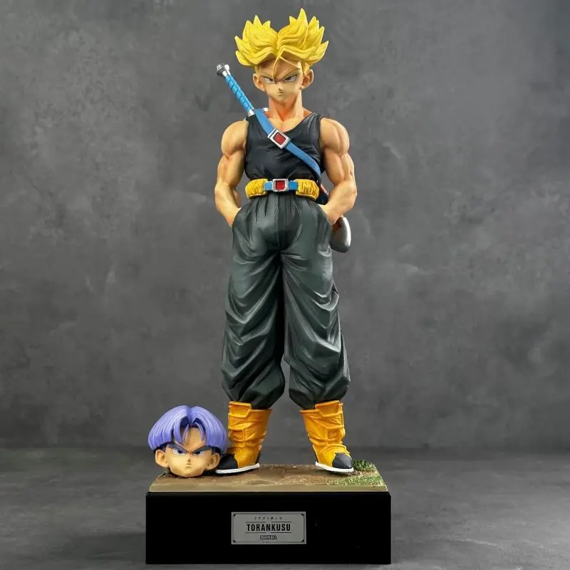 Dragon Ball Z Action Figure Future Z Fighter Trunks Gk Figure Double Head Sculpt With Sword Anime Statue Toys Desktop Ornament
Dragon Ball Z Action Figure Future Z Fighter Trunks Gk Figure Double Head Sculpt With Sword Anime Statue Toys Desktop Ornament