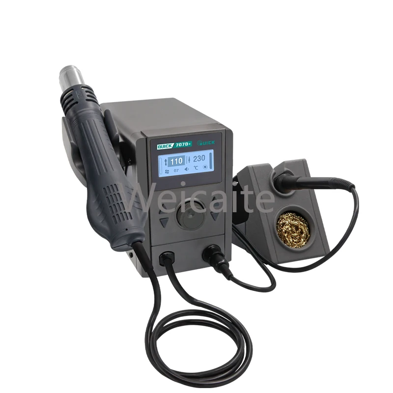 2-in-1 Welding Hot Air Fast 707D+870W High Fluidity Repair System Inventory Transportation
2-in-1 Welding Hot Air Fast 707D+870W High Fluidity Repair System Inventory Transportation