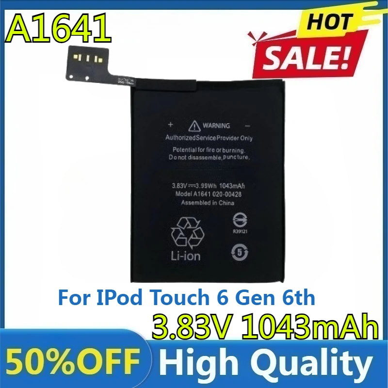 Новый высококачественный сменный аккумулятор A1641 1043 мАч для IPod Touch 6 поколения 6-го ITouch 6 поколения 6 6G Bateria
Новый высококачественный сменный аккумулятор A1641 1043 мАч для IPod Touch 6 поколения 6-го ITouch 6 поколения 6 6G Bateria