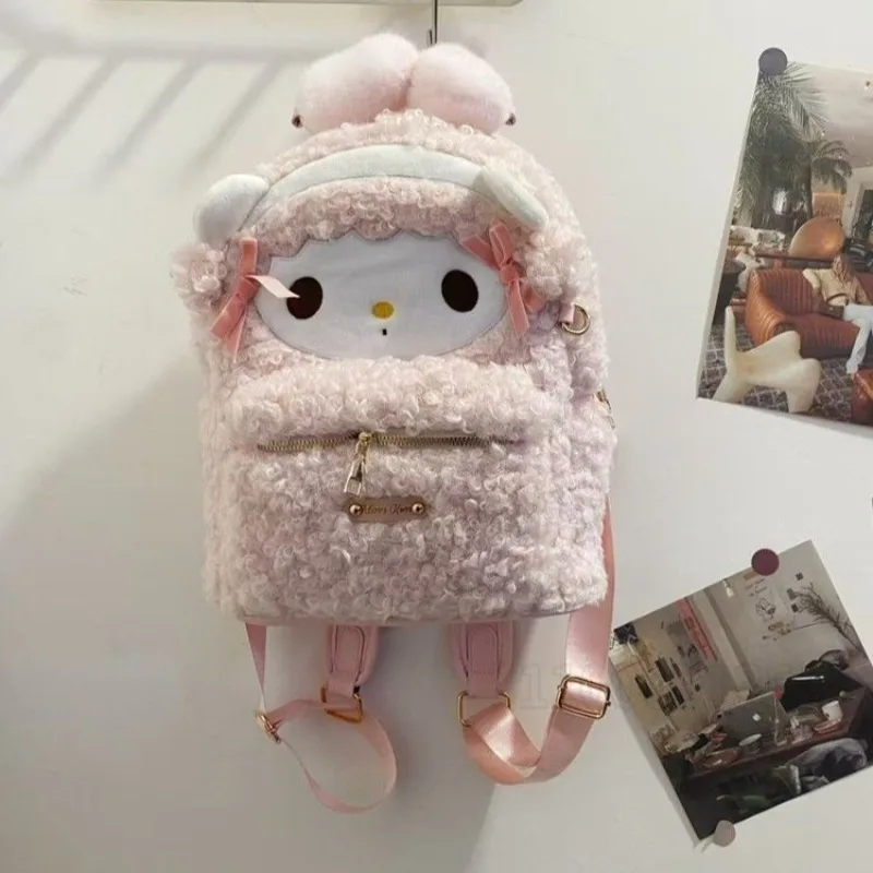 Новый мини-рюкзак My Melody с 3D-мультяшным дизайном, милый женский рюкзак из плюша, высококачественный повседневный женский рюкзак с большой вместимостью
Новый мини-рюкзак My Melody с 3D-мультяшным дизайном, милый женский рюкзак из плюша, высококачественный повседневный женский рюкзак с большой вместимостью