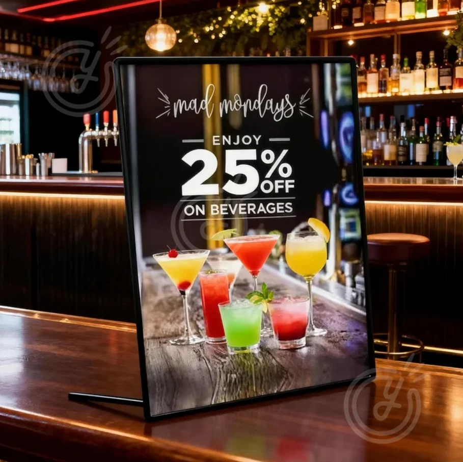 Custom Desktop Advertising Light Box Sign Restaurants Slim A4 Menu Board Art Poster Led Lightbox Signage Beverage Logo Indoor
Custom Desktop Advertising Light Box Sign Restaurants Slim A4 Menu Board Art Poster Led Lightbox Signage Beverage Logo Indoor