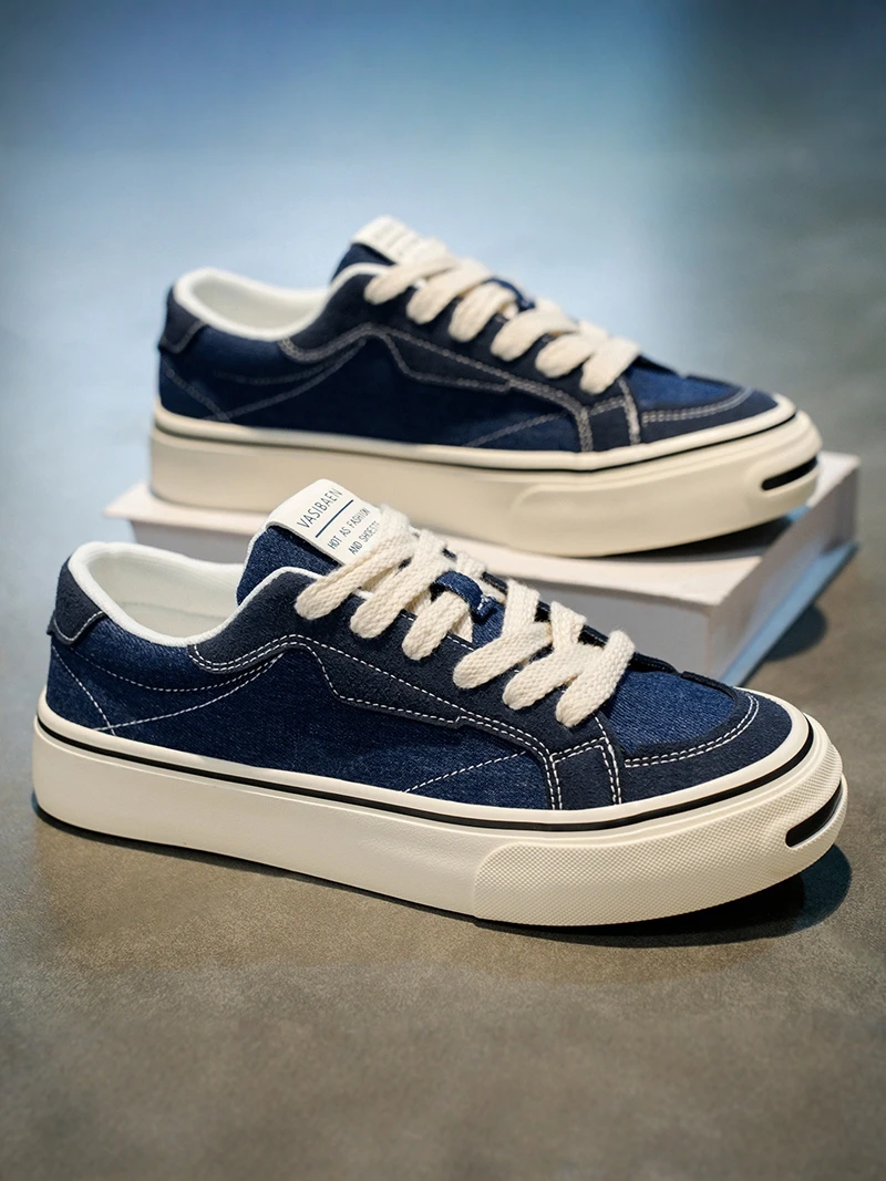 Men's Canvas Shoes Summer Anti-slip Thick Bottom Casual Board Shoes Lightweight Sports Low Help Korean Style Trendy Shoes
Men's Canvas Shoes Summer Anti-slip Thick Bottom Casual Board Shoes Lightweight Sports Low Help Korean Style Trendy Shoes