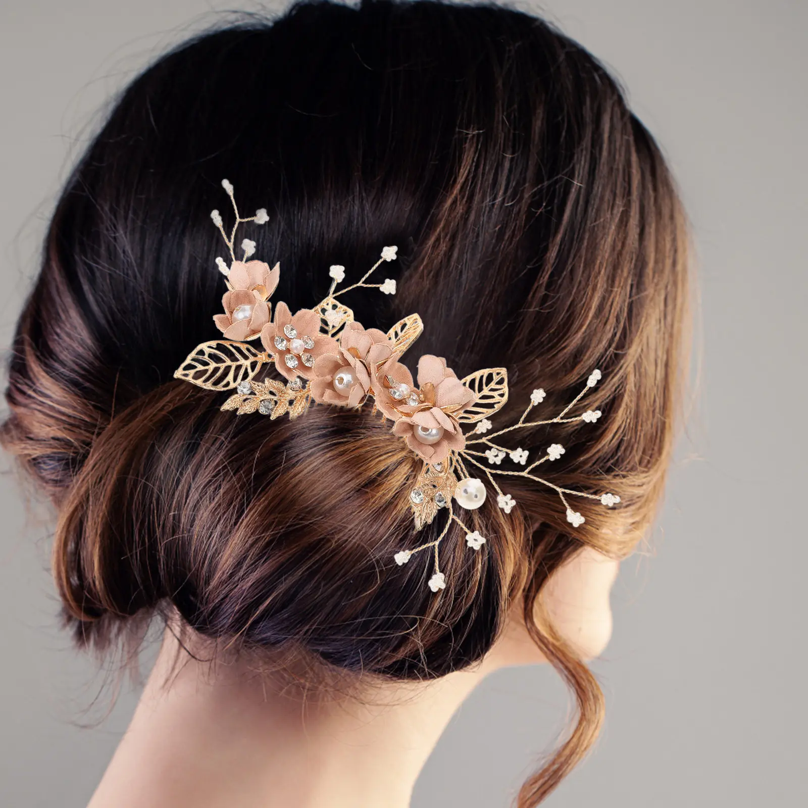 1 Set Bridal Hair Comb Wedding Headpiece Rhinestone Pearl Floral Hair Accessories for Bride Bridesmaids Flower Girls Special
1 Set Bridal Hair Comb Wedding Headpiece Rhinestone Pearl Floral Hair Accessories for Bride Bridesmaids Flower Girls Special