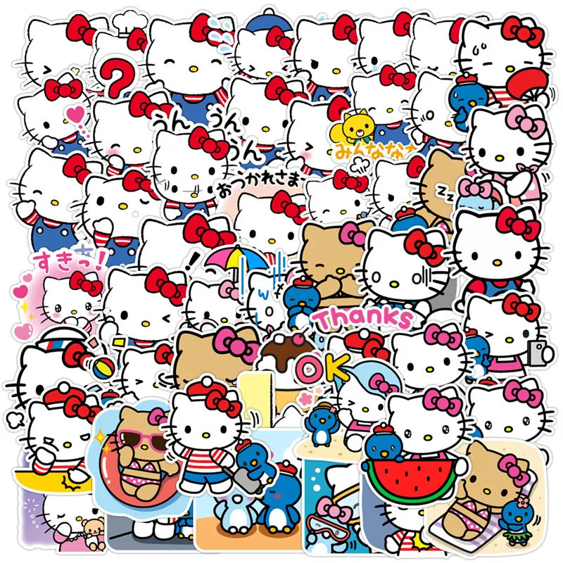 10/30/50PCS Cartoon Cute Hellokitty Sticker DIY Decoration PVC Waterproof Skateboard Notebook Graffiti Toy
10/30/50PCS Cartoon Cute Hellokitty Sticker DIY Decoration PVC Waterproof Skateboard Notebook Graffiti Toy
