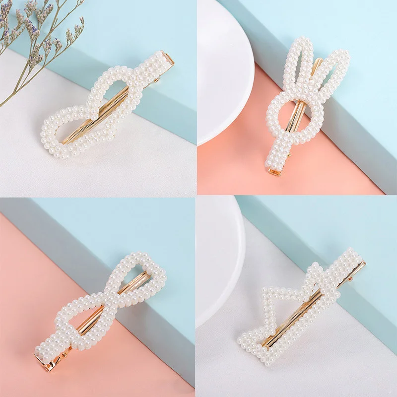 Korean Simulation Pearl Hair Clip For Women Hair Accessories Fashion Geometry Love Heart Bow Hairpins Barrettes Wedding Headwear
Korean Simulation Pearl Hair Clip For Women Hair Accessories Fashion Geometry Love Heart Bow Hairpins Barrettes Wedding Headwear