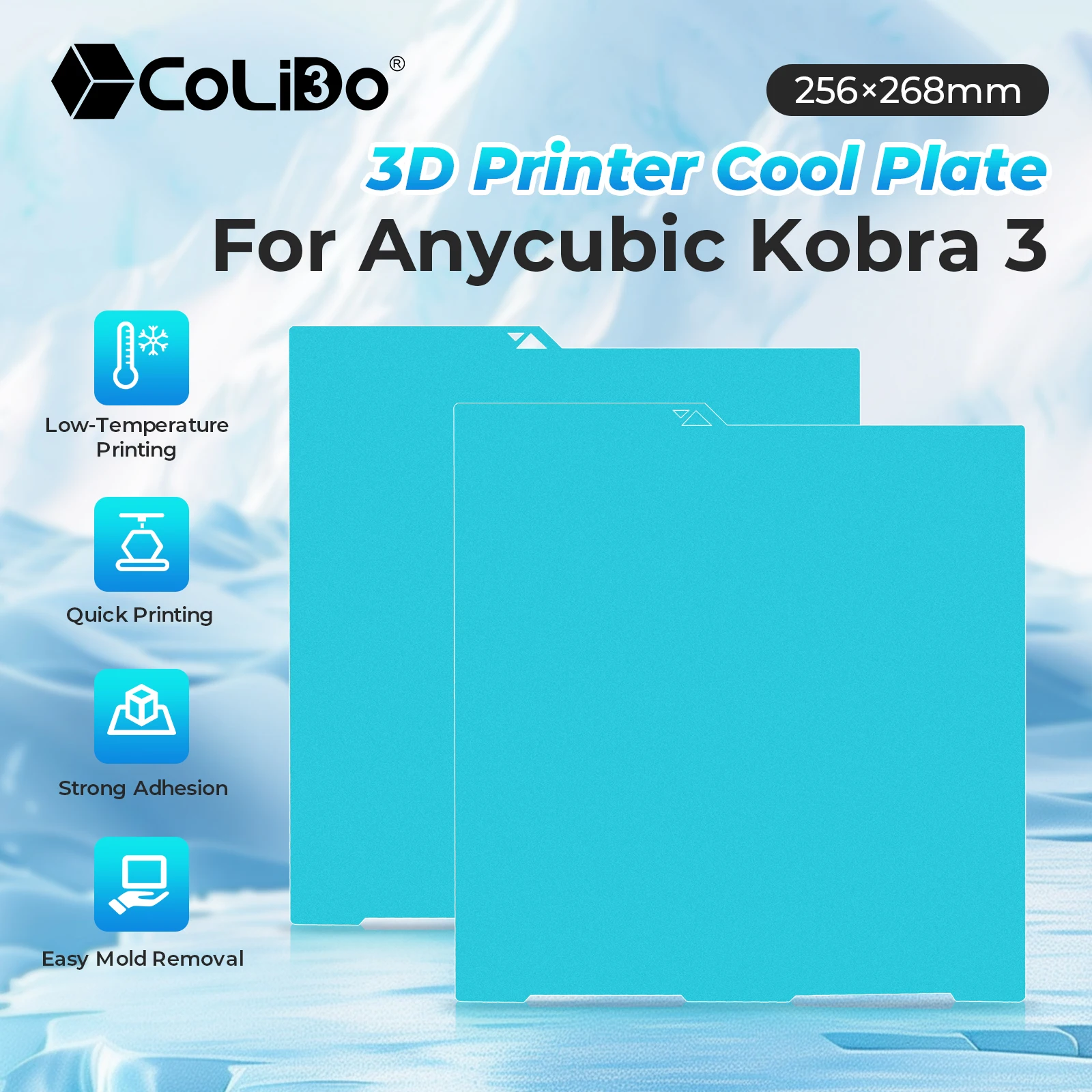 Двусторонняя печатная пластина Anycubic Kobra3 из пружинной стали 256x264 мм для 3D-принтера Anycubic Kobra3, запчасти для 3D-принтеров
Двусторонняя печатная пластина Anycubic Kobra3 из пружинной стали 256x264 мм для 3D-принтера Anycubic Kobra3, запчасти для 3D-принтеров