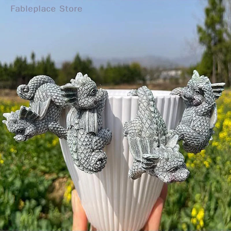 {HMA23}4 Pcs/Set Cute Dragon Resin Hanging Planter Pot Decorations, Climbing Sculpture Flower Pot And Vase Hugger Dragon Statue
{HMA23}4 Pcs/Set Cute Dragon Resin Hanging Planter Pot Decorations, Climbing Sculpture Flower Pot And Vase Hugger Dragon Statue