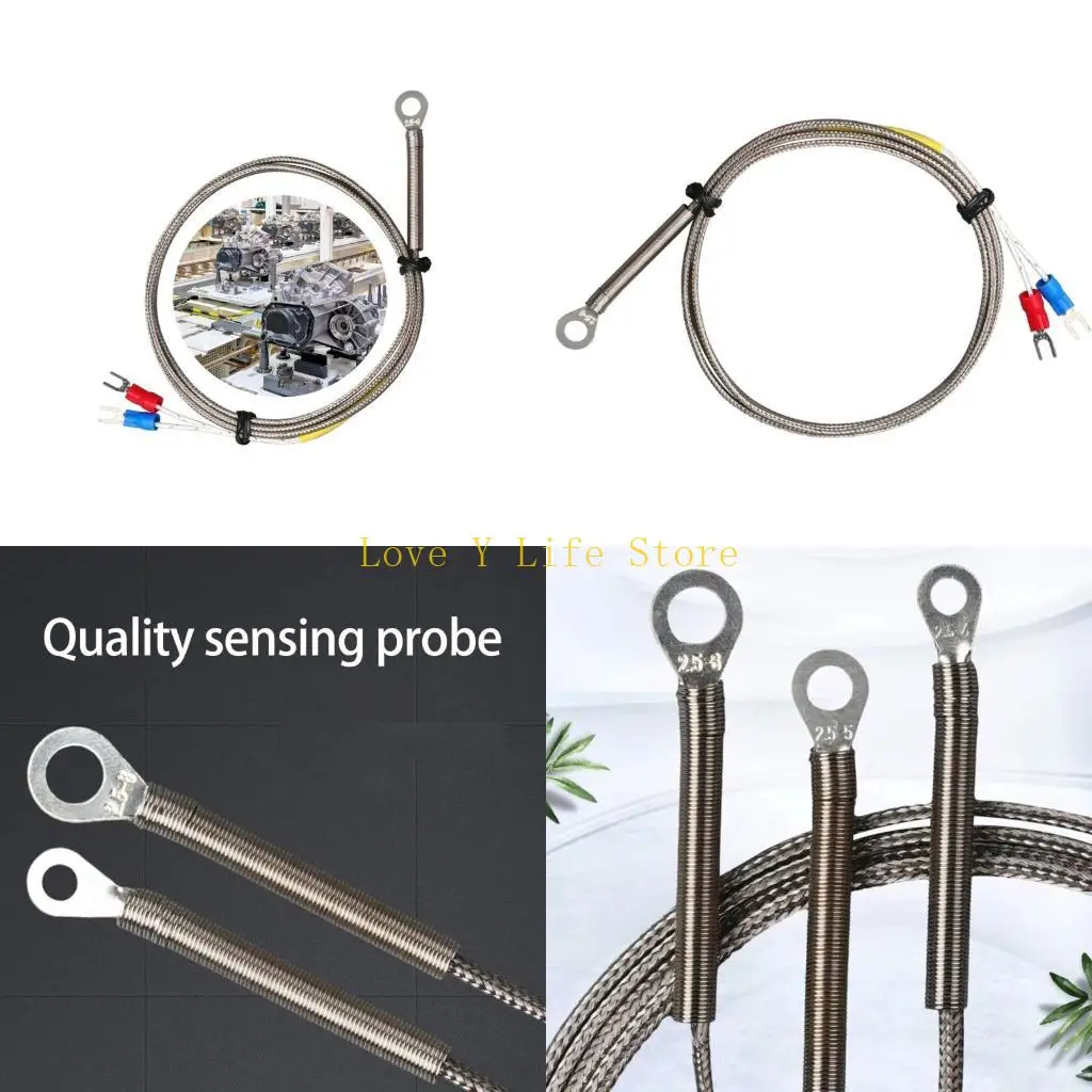 L74C 3 4 5M Metal Wire K Type Temperature Sensors 4mm Hole 0 to 600°C Sensors Probe High Temperature Probe Fast Response
L74C 3 4 5M Metal Wire K Type Temperature Sensors 4mm Hole 0 to 600°C Sensors Probe High Temperature Probe Fast Response