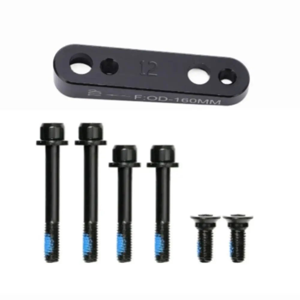 Black Flat Mount Disc Brake Adapter 140mm/160mm Front/Rear Aluminum Alloy Bike Brake Caliper Mount with Screws Ultralight
Black Flat Mount Disc Brake Adapter 140mm/160mm Front/Rear Aluminum Alloy Bike Brake Caliper Mount with Screws Ultralight