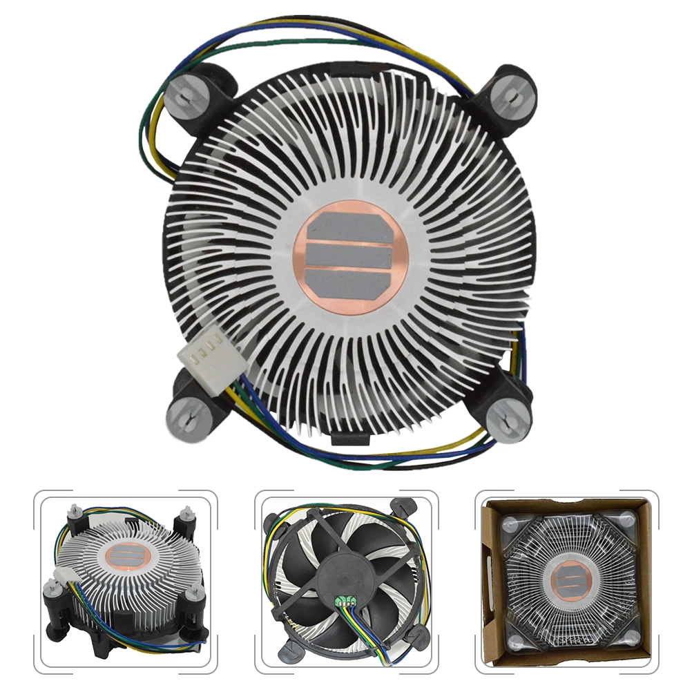 High Ultra Quiet 8025 CPU Fan Cooler Pure Aluminum Copper Core Heat Sink MountingBracket Computer
High Ultra Quiet 8025 CPU Fan Cooler Pure Aluminum Copper Core Heat Sink MountingBracket Computer