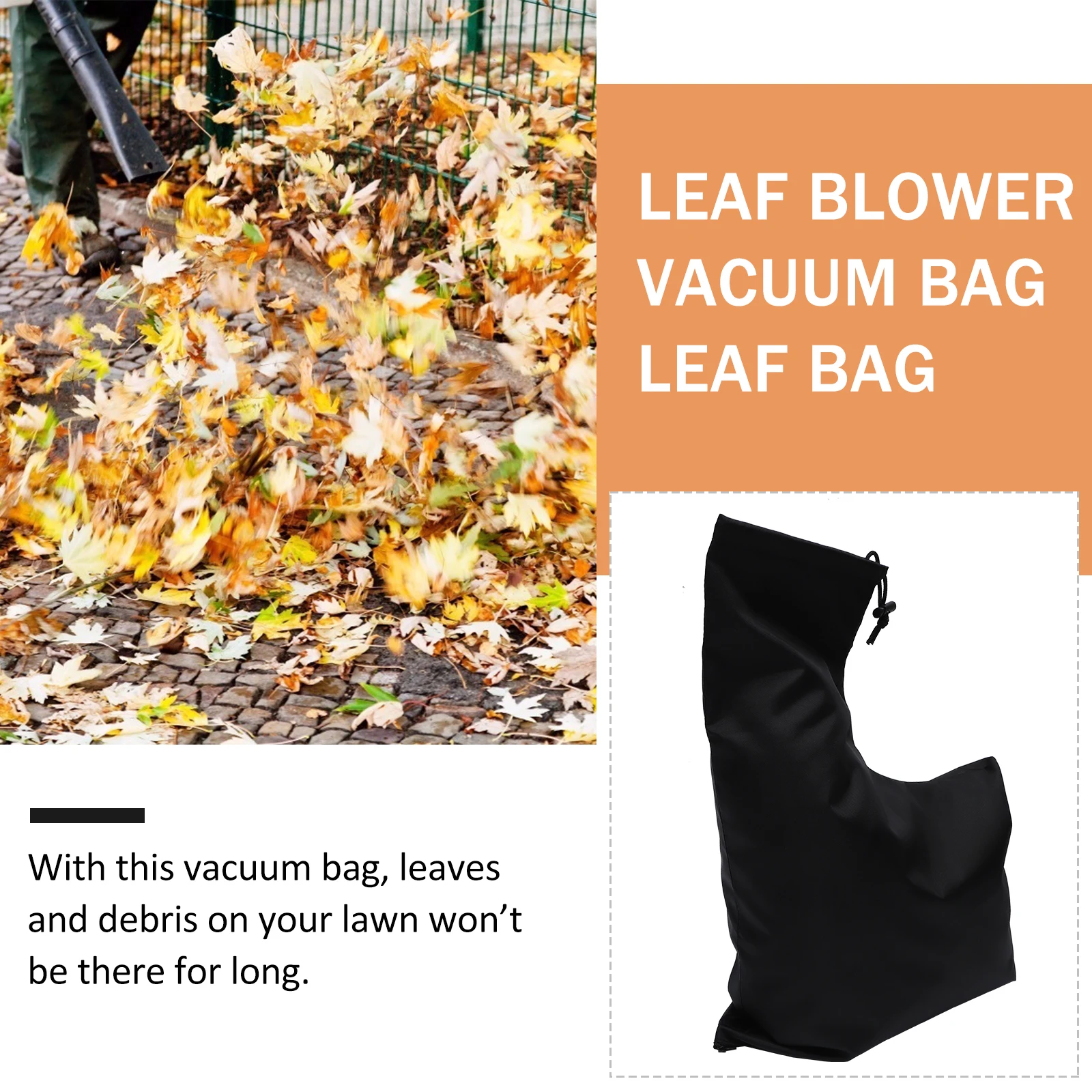 High Quality Large Capacity Leaf Storage Bag Oxford Cloth Vacuum Fallen Leaves Collection Bag for Garden Lawn Debris
High Quality Large Capacity Leaf Storage Bag Oxford Cloth Vacuum Fallen Leaves Collection Bag for Garden Lawn Debris