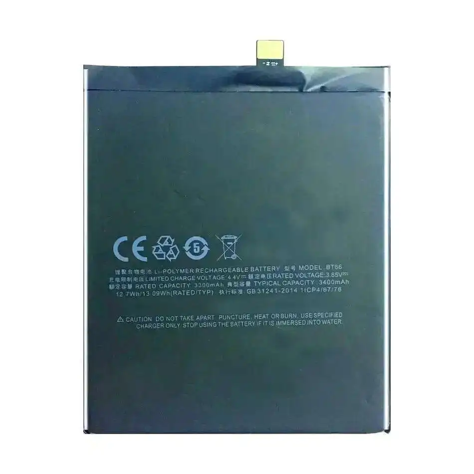For Meizu Meizy Pro 6 Plus M686 M686G M686Q 3400Mah BT66 Mobile Phone Battery Reliable Power Fast Charging
For Meizu Meizy Pro 6 Plus M686 M686G M686Q 3400Mah BT66 Mobile Phone Battery Reliable Power Fast Charging