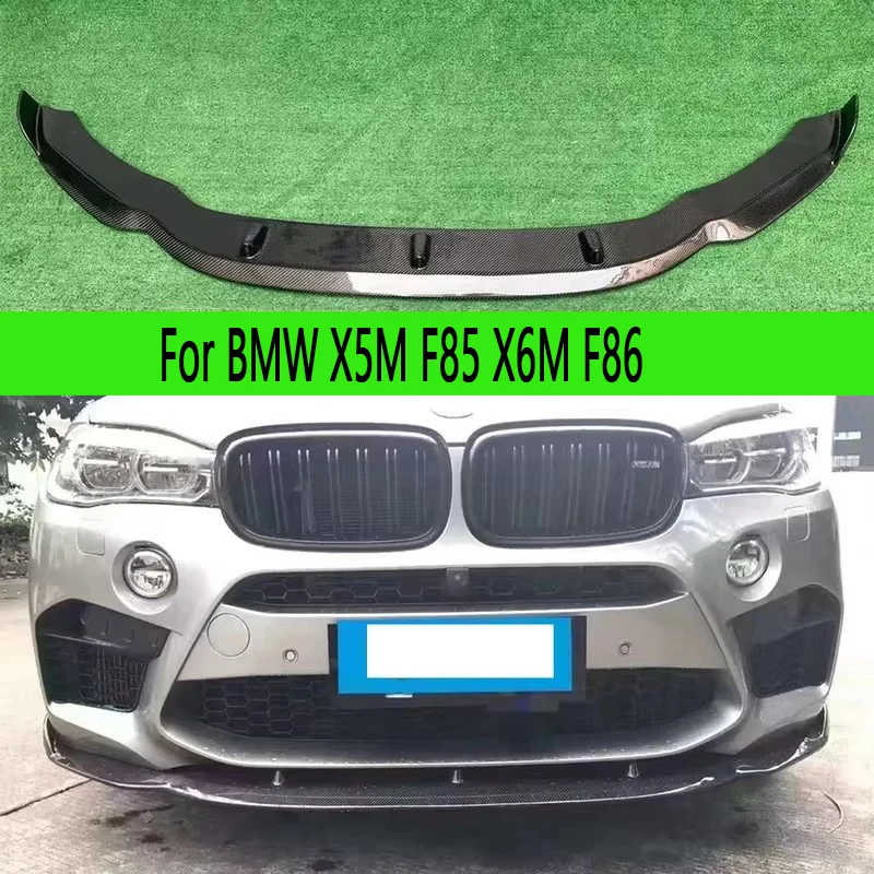For BMW X5M F85 X6M F86 Carbon Fiber Front lip Car Front Bumper Diverter Spoiler Diffuser Front lip chin Upgrade Auto Parts
For BMW X5M F85 X6M F86 Carbon Fiber Front lip Car Front Bumper Diverter Spoiler Diffuser Front lip chin Upgrade Auto Parts