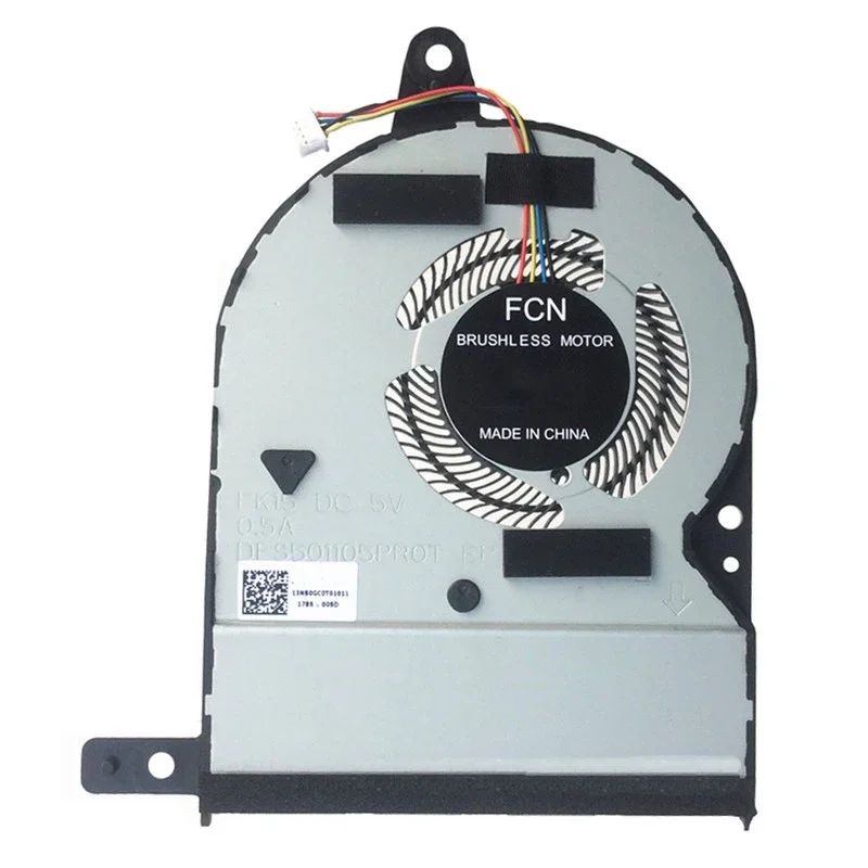 New Original Laptop CPU Cooling Fan for Asus TP510 TP510U TP510UA TP510UQ Cooler Radiator DFS501105PR0T FK15 DC 5V 0.5A
New Original Laptop CPU Cooling Fan for Asus TP510 TP510U TP510UA TP510UQ Cooler Radiator DFS501105PR0T FK15 DC 5V 0.5A