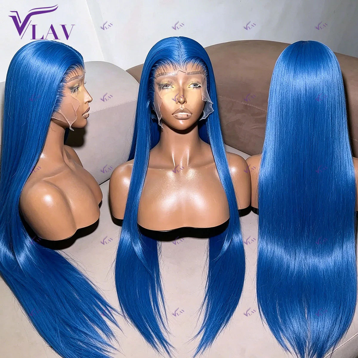 Blue Color Silky Straight 13×4/13×6/360 HD Transparent Lace Frontal Wigs Preplucked For Women Glueless Wigs Human Hair
Blue Color Silky Straight 13×4/13×6/360 HD Transparent Lace Frontal Wigs Preplucked For Women Glueless Wigs Human Hair