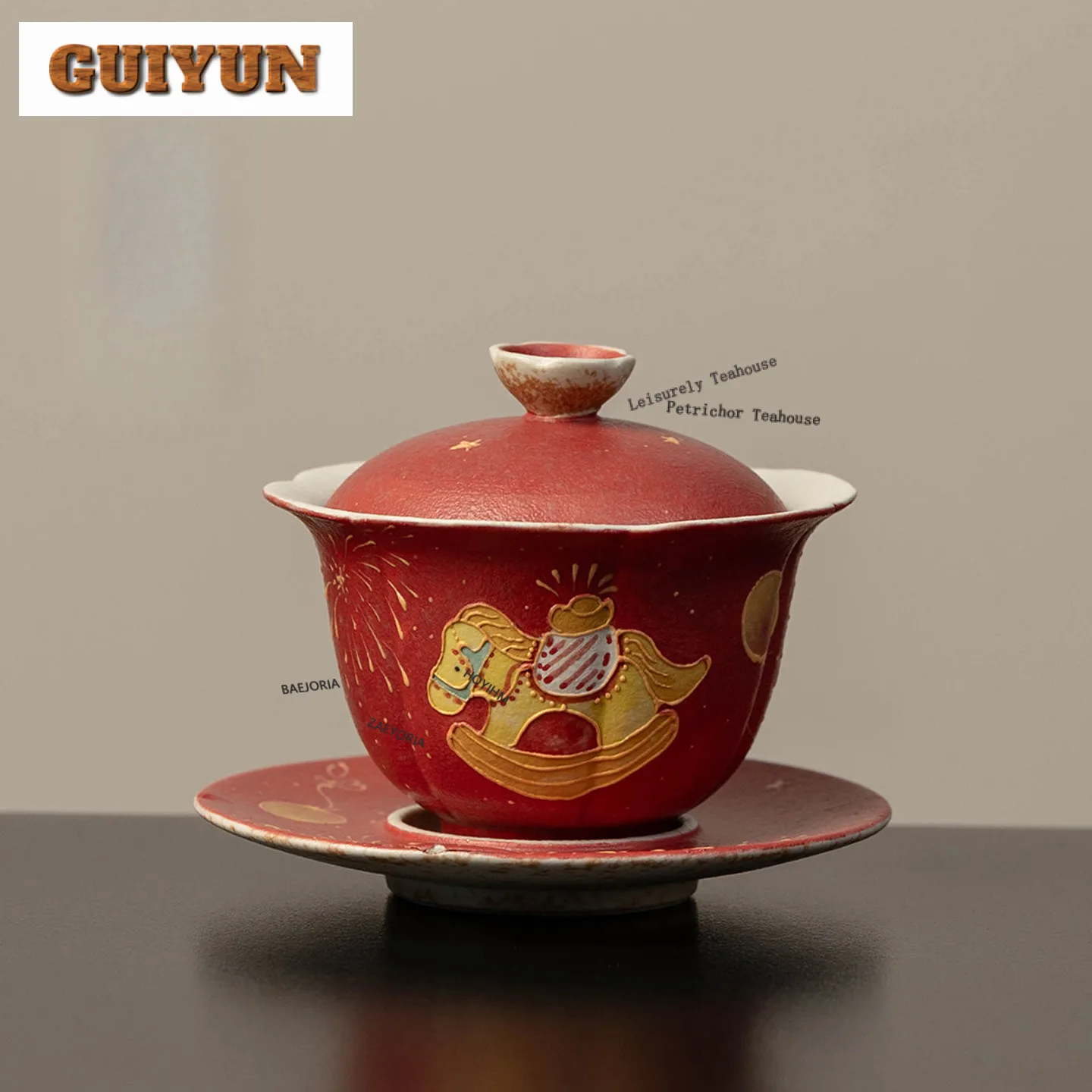 150ml Hand Painted Fortune Horse Gaiwan Creative Tea Tureen Tea Bowl With Lid Kit Tea Maker Cover Bowl Tea Ceremony Collection
150ml Hand Painted Fortune Horse Gaiwan Creative Tea Tureen Tea Bowl With Lid Kit Tea Maker Cover Bowl Tea Ceremony Collection