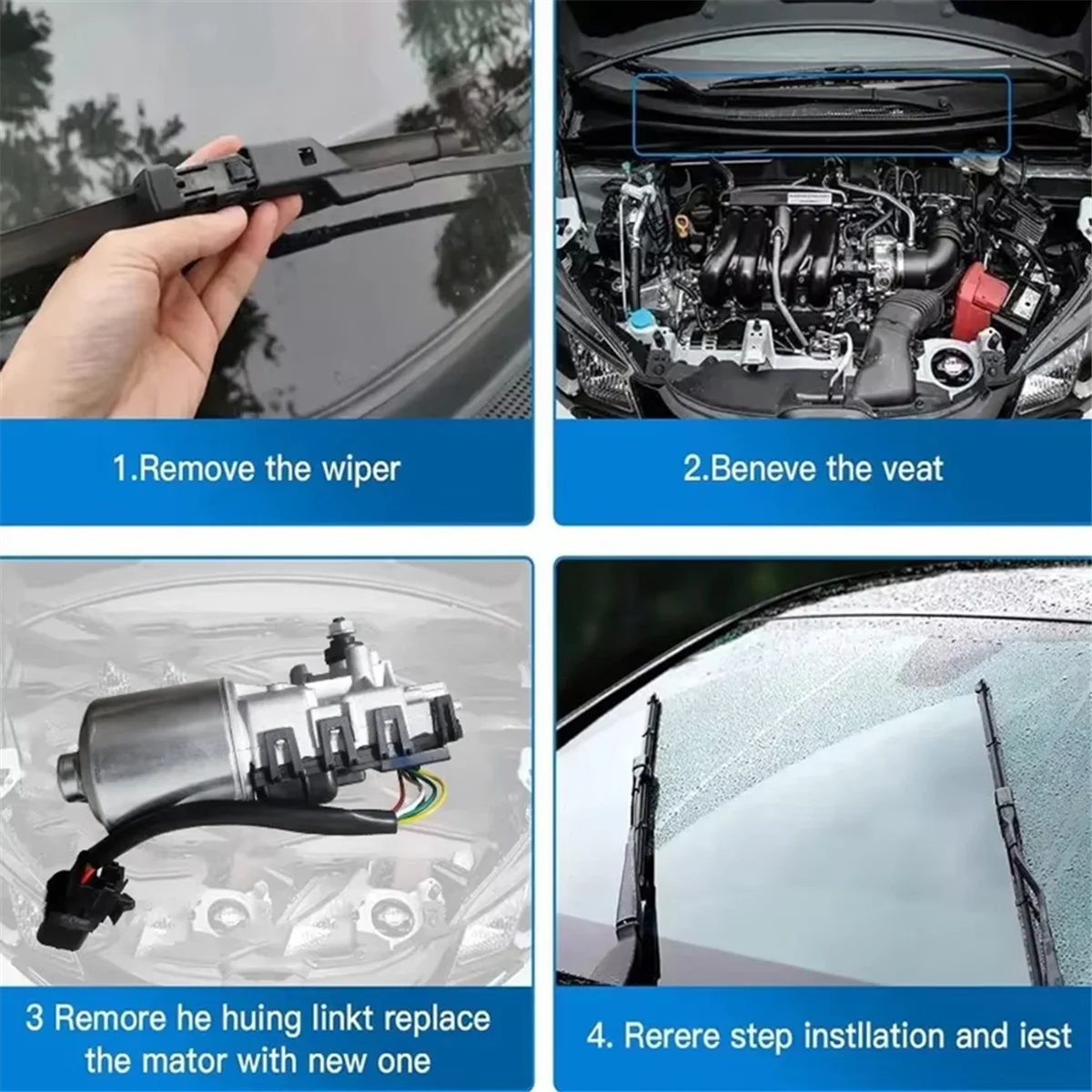 Hot Sale Front Windshield Wiper Motor for Hyundai I10 2007-2013 981100X000 981500X000
Hot Sale Front Windshield Wiper Motor for Hyundai I10 2007-2013 981100X000 981500X000