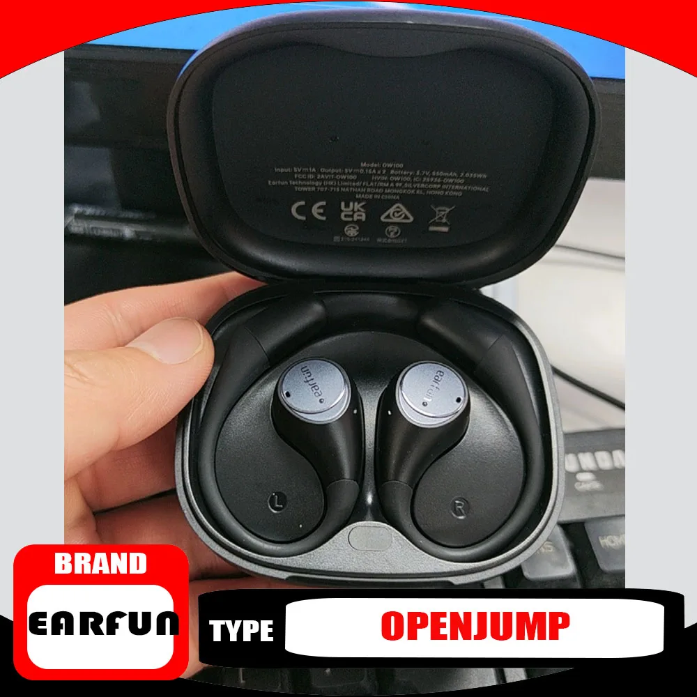 EarFun OpenJump Wireless Earbuds Open-Ear Bluetooth 5.3 Noise Cancellation Low Latency Sports HeadsetIP67 Waterproof Ear Hooks
EarFun OpenJump Wireless Earbuds Open-Ear Bluetooth 5.3 Noise Cancellation Low Latency Sports HeadsetIP67 Waterproof Ear Hooks