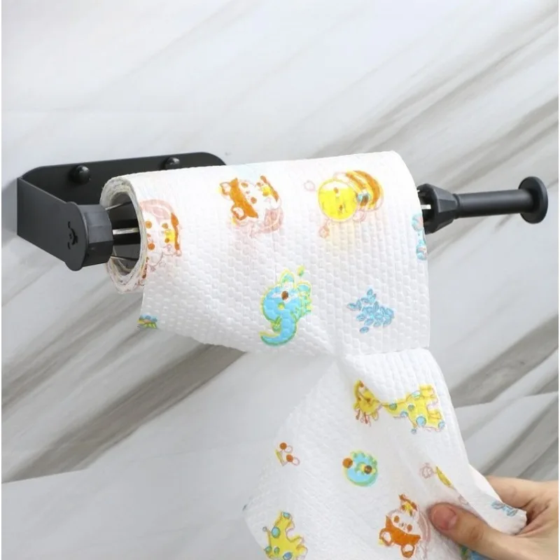 No Drill Black Kitchen Paper Towel Holder Damping Stainless Steel Wall Mount Roll Paper Cling Film Rack For Cabinet
No Drill Black Kitchen Paper Towel Holder Damping Stainless Steel Wall Mount Roll Paper Cling Film Rack For Cabinet
