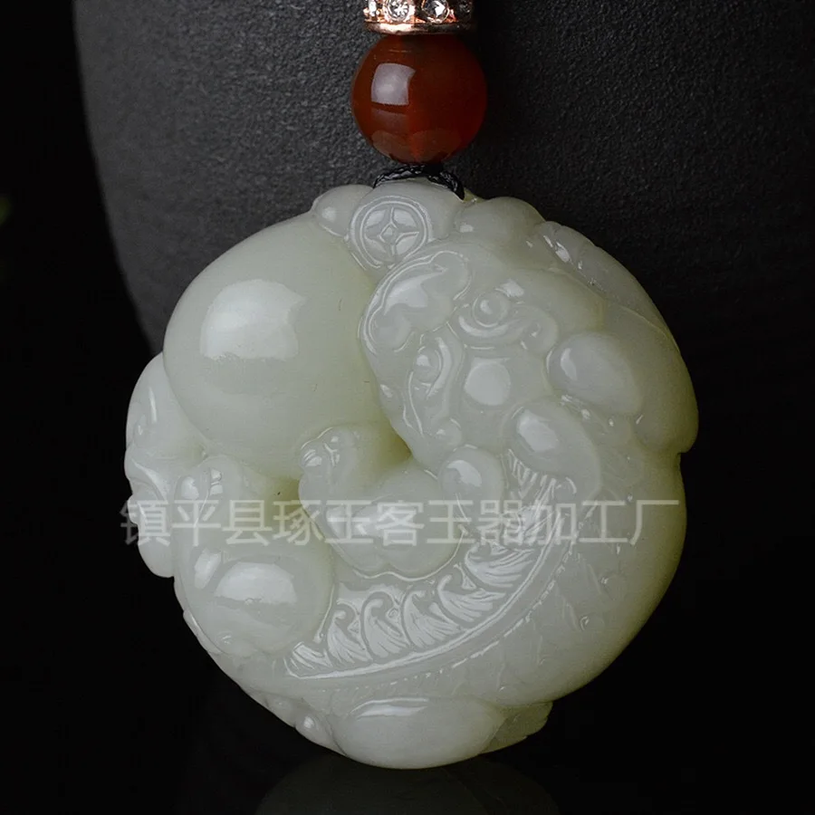 Синьцзян Хотан Нефритовый Белый Нефрит Pixiu Подвеска Мужская и Женская Газета для Pixiu Нефритовый Кулон Ожерелье
Синьцзян Хотан Нефритовый Белый Нефрит Pixiu Подвеска Мужская и Женская Газета для Pixiu Нефритовый Кулон Ожерелье