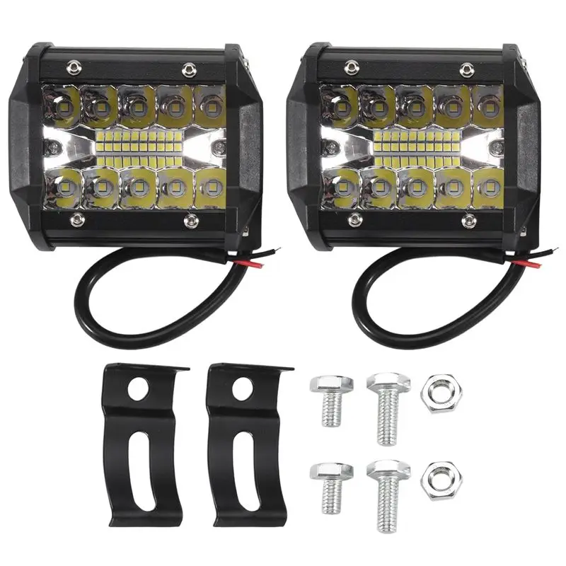4 Inch LED Combo Work Light Bar Spotlight Waterproof For Truck Boat Car SUV (2 Pack)-T61C
4 Inch LED Combo Work Light Bar Spotlight Waterproof For Truck Boat Car SUV (2 Pack)-T61C