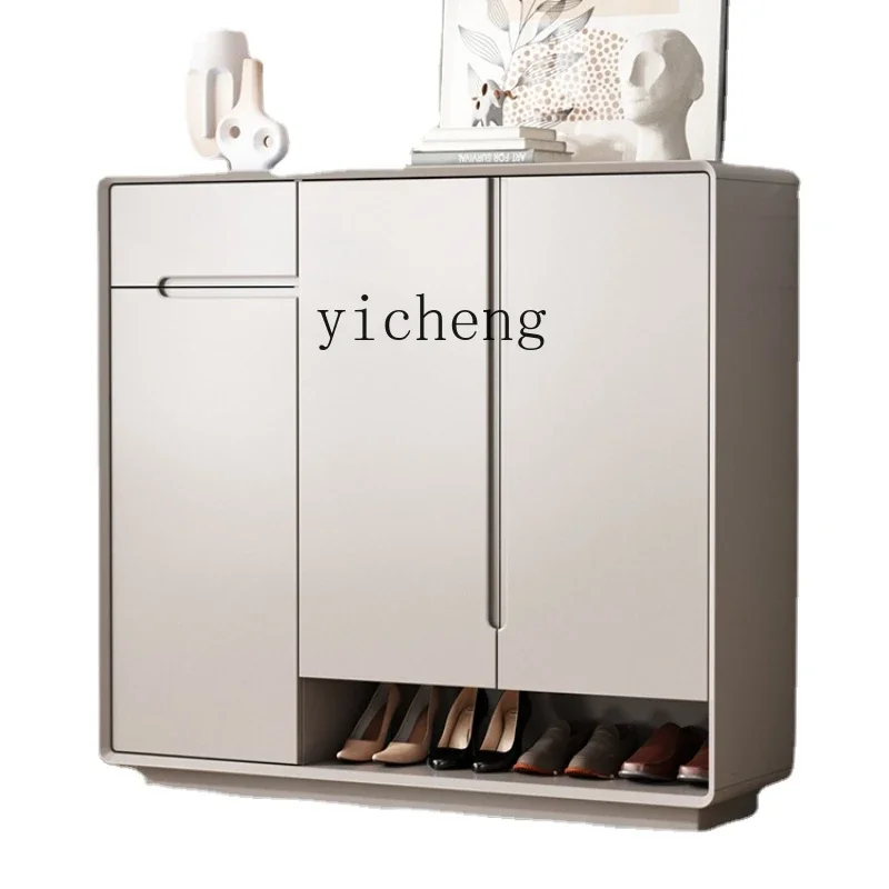 YY Minimalist Shoe Cabinet Multi-Functional Cream Wind Door Entrance Cabinet Hallway Integrated
YY Minimalist Shoe Cabinet Multi-Functional Cream Wind Door Entrance Cabinet Hallway Integrated