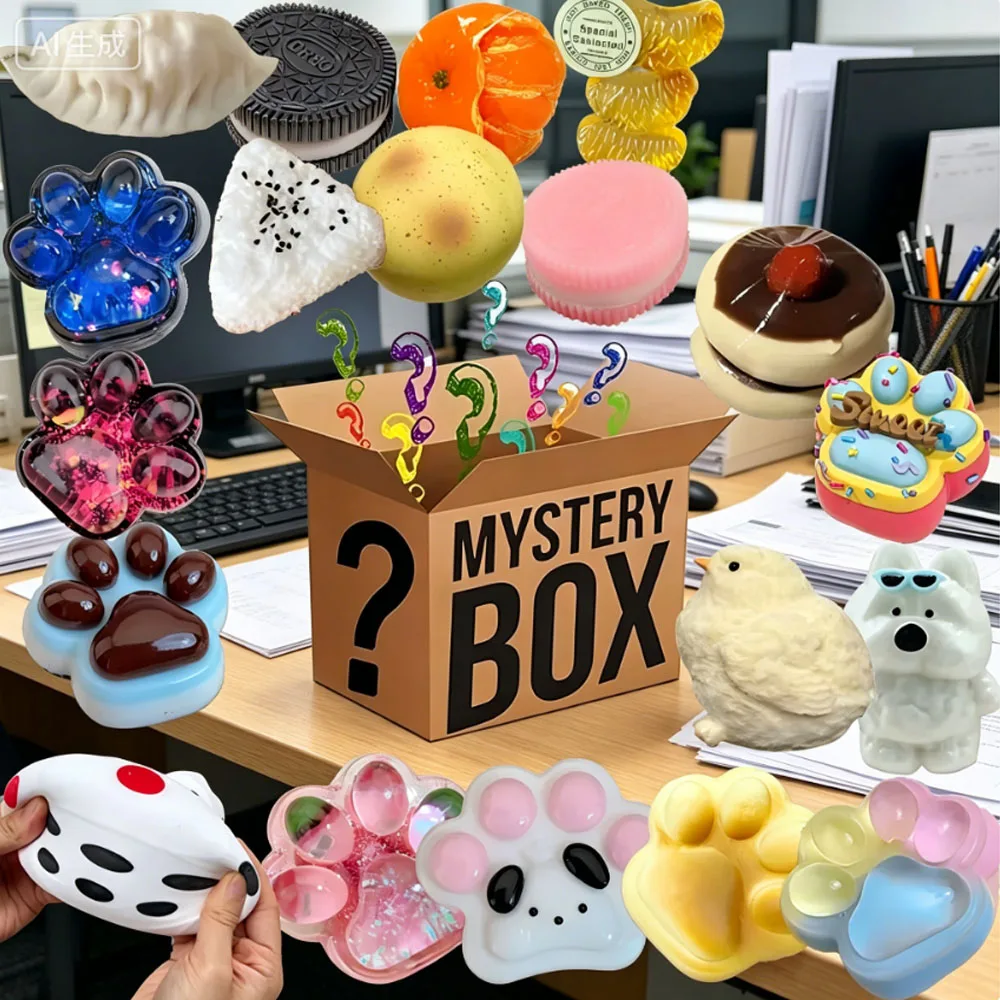 Mystery Fidget Toy Blind Box ,Simulated Food,Antistress Foot Squishy Toy, Squeeze Toy, Mochi Squishy, Stress Reliever Toys
Mystery Fidget Toy Blind Box ,Simulated Food,Antistress Foot Squishy Toy, Squeeze Toy, Mochi Squishy, Stress Reliever Toys