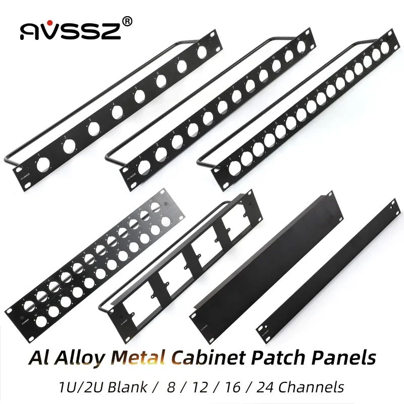Cabinet Patch Panel 19" 8 12 16 24 Channels 1U 2U Blank Blind Plate Fits D type XLR RJ45 Network Speaker Socket Connector
Cabinet Patch Panel 19" 8 12 16 24 Channels 1U 2U Blank Blind Plate Fits D type XLR RJ45 Network Speaker Socket Connector