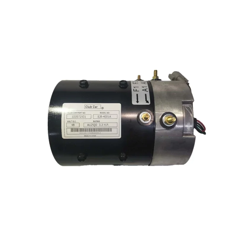 Golf Cart 3.3H.P 48V motor EJ8-4001A for Club Car DS and Precedent 1996 or Above OEM#103572501#102705001#102240102
Golf Cart 3.3H.P 48V motor EJ8-4001A for Club Car DS and Precedent 1996 or Above OEM#103572501#102705001#102240102