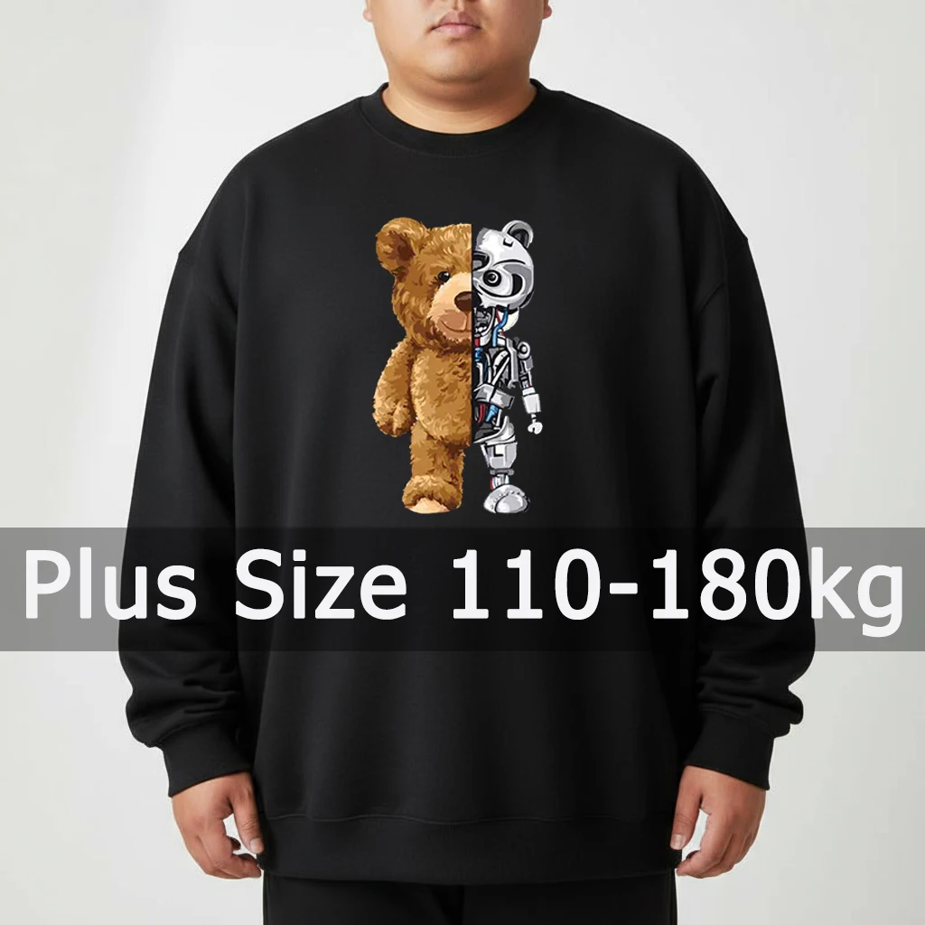 Plus Size Men Sweatshirts Autumn Winter Long Sleeve Cotton Pullovers 110-180kg 5XL 6XL 7XL Printed Tops Big Size Men Clothing
Plus Size Men Sweatshirts Autumn Winter Long Sleeve Cotton Pullovers 110-180kg 5XL 6XL 7XL Printed Tops Big Size Men Clothing