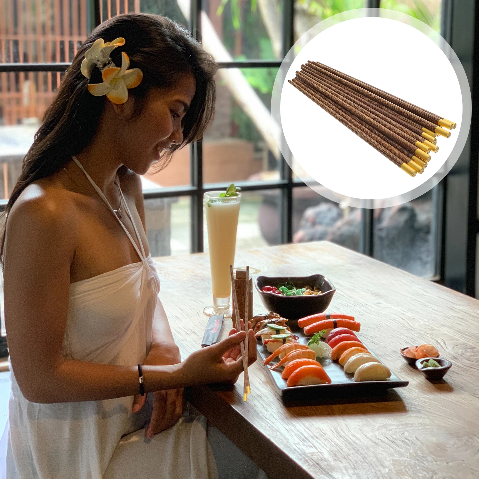 Chicken Wing Wood Chopsticks Compact Reusable Ramen Dinner Utensils Smooth Lightweight Corrosion Resistant Household Food
Chicken Wing Wood Chopsticks Compact Reusable Ramen Dinner Utensils Smooth Lightweight Corrosion Resistant Household Food