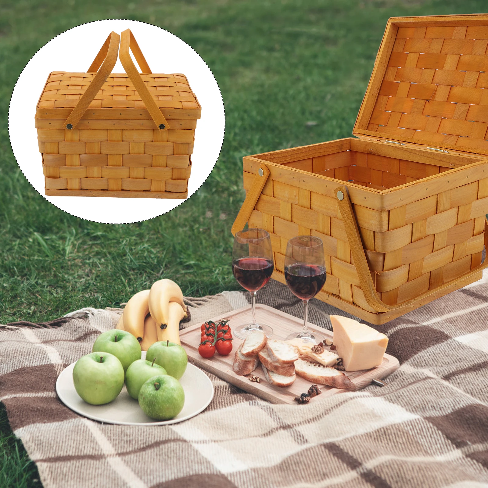 Woven Storage Basket Lightweight Portable H Fruit Container Tote Basket Picnic Household Decorative Flower Vase Banquet Safe
Woven Storage Basket Lightweight Portable H Fruit Container Tote Basket Picnic Household Decorative Flower Vase Banquet Safe