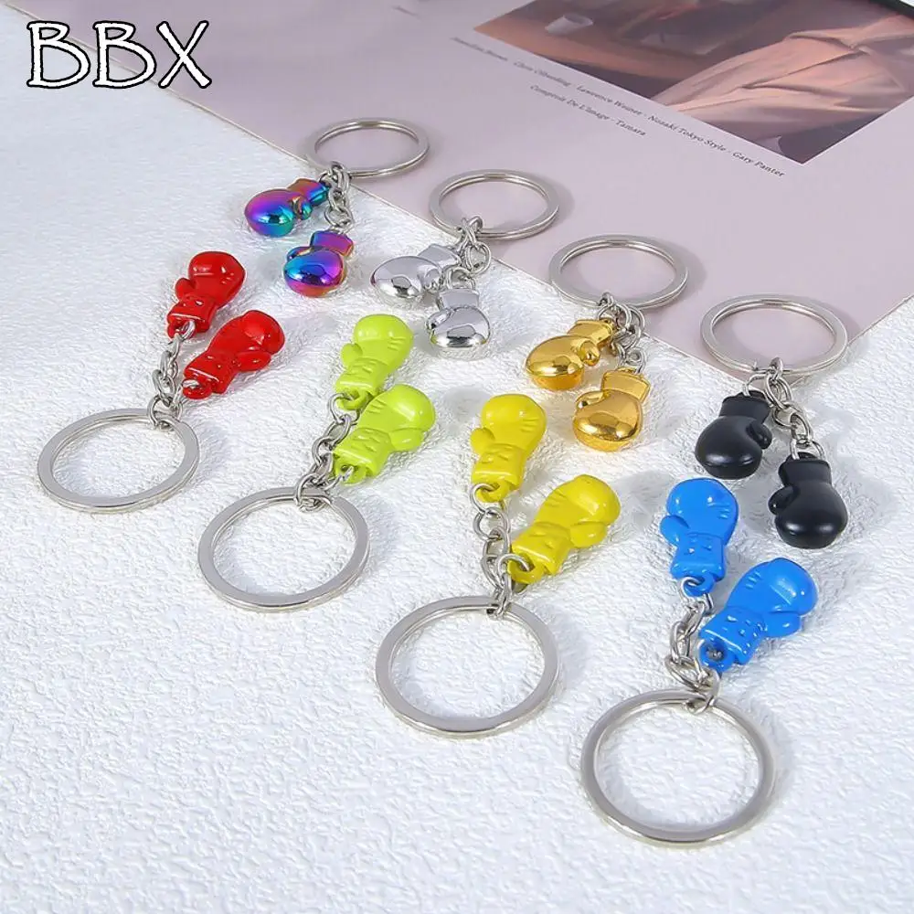 Fashion Simulation Boxing Gloves Keychain 3D Mini Boxing Pendant Pair Alloy MMA Gloves Keyring Hanging Accessory 
Fashion Simulation Boxing Gloves Keychain 3D Mini Boxing Pendant Pair Alloy MMA Gloves Keyring Hanging Accessory